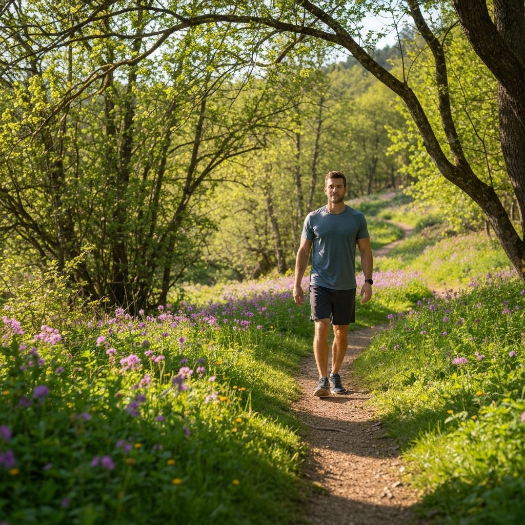 Active male lifestyle